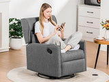 Swivel Rocking Recliner Manual Chair - Sleep Galleria