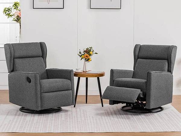 Swivel Rocking Recliner Manual Chair - Sleep Galleria
