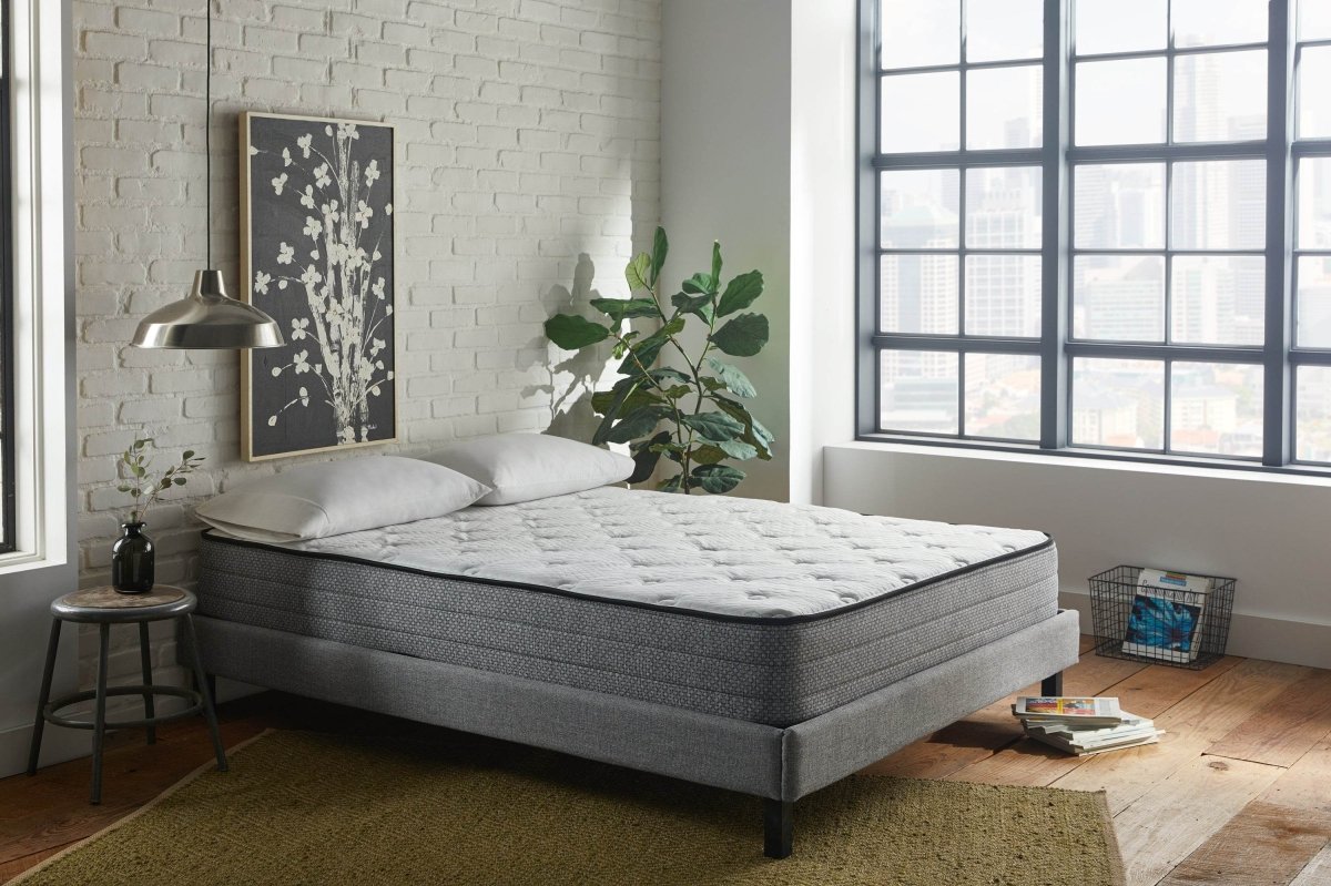 Medium 10 - Inch Gel Memory Foam Pocketed Coil Mattress - Corsicana - Sleep Galleria