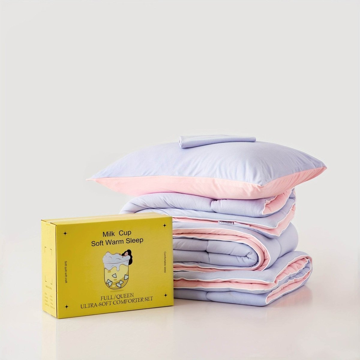 Reversible Ultra - Soft Warm Polyester Comforter Set - COTTEBED - Sleep Galleria