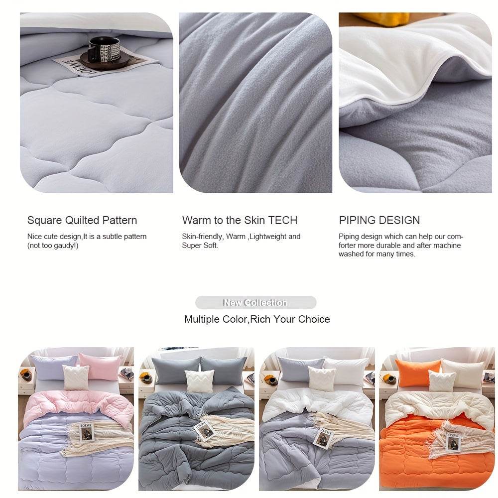 Reversible Ultra - Soft Warm Polyester Comforter Set - COTTEBED - Sleep Galleria