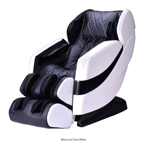 Cozzia Massage Chairs Black and Clear White CZ-357 | 2D Human-like L-Track Air Massage Chair