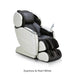 Cozzia Massage Chairs Espresso & Pearl White Cozzia Qi SE CZ 711 4D L-Track Robotic Massage Chair