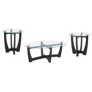 48-Inch Oval Tempered Glass Coffee Table - Sleep Galleria
