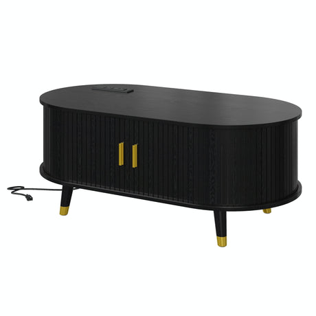 Mid-Century Modern TV Stand And Coffee Table Set - Sleep Galleria