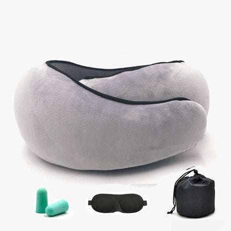Neck Travel Pillow Memory Foam Neck Pillow Comfort Compact Ergonomic for Travel