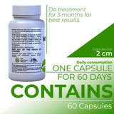 MELATONIN - Melatonin 3 Mg 60 Cap - Sleep Supplement - Dietary Supplement Restful Sleep - Deep Sleep - Relaxation - Focus Factor - Hallusa Natural