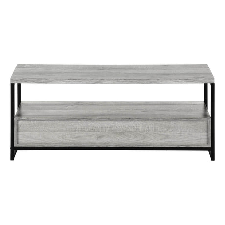 48-Inch Grey Laminate TV Stand With Storage Drawers - Sleep Galleria