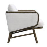 Set of 2 Sherpa Fabric Upholstered Accent Chairs - Sleep Galleria