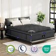 【Live Exclusive】Fansace 10/12/14/16 Inch Deluxe Hybrid Mattress，Spring Mattress in a Box, Medium Firm Mattresses with Gel Memory Foam & Pocket Springs, Extra Edge Support Mattress Latex Mattress Gel Memory Foam Queenking Mattress