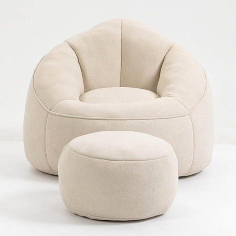 Microfiber Foam Filled Bedding Bean Bag Chair - Calmora - Sleep Galleria