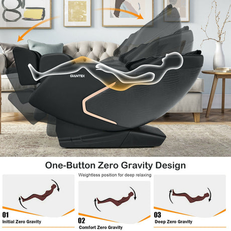 Soothe 10-Full Body Zero Gravity Massage Chair with SL Track Heat