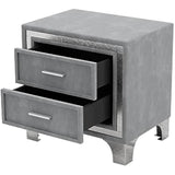 3 - Piece Upholstered Platform Bed With LED Nightstands Set - DAFIFY - Sleep Galleria