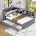 Modern Pine Wood Full Storage Bed Frame With Drawers - Sleep Galleria
