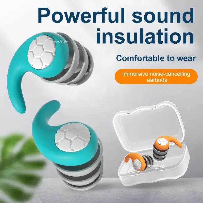 Noise Reduction Waterproof Nano Silica Gel Earplugs - dawndesslo - Sleep Galleria