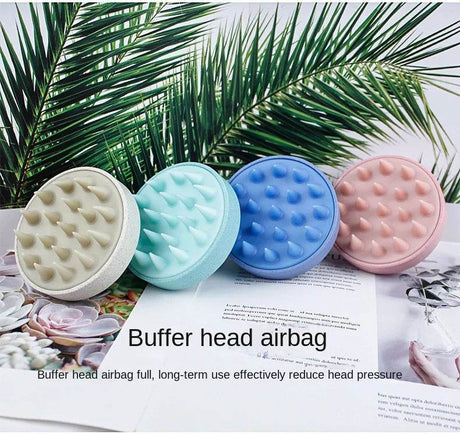 Silicone Manual Wet Dry Scalp Massage Brush - dawndesslo - Sleep Galleria