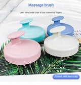 Silicone Manual Wet Dry Scalp Massage Brush - dawndesslo - Sleep Galleria