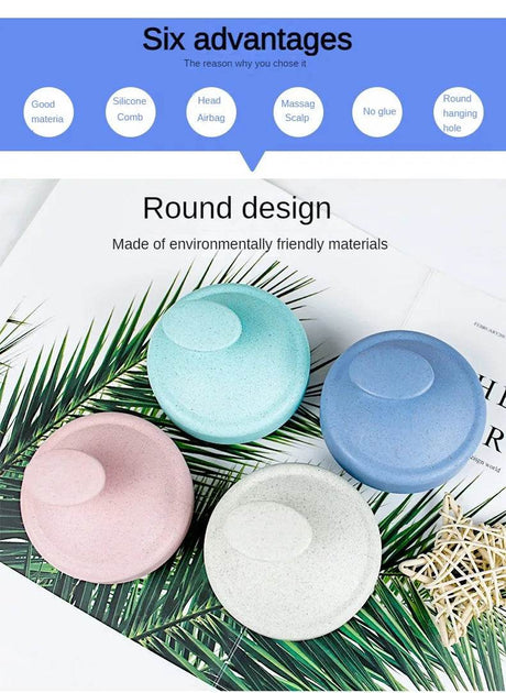 Silicone Manual Wet Dry Scalp Massage Brush - dawndesslo - Sleep Galleria