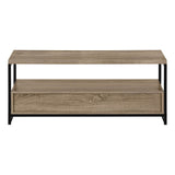 48-Inch Modern Taupe Wood Look TV Stand Console - Sleep Galleria