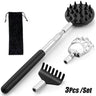 3 - Piece Stainless Steel Telescopic Back Scratcher Set - DEDOMON - Sleep Galleria