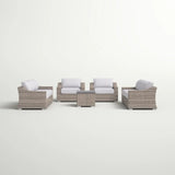 All-Weather Wicker 9-Piece Modular Patio Sectional Set