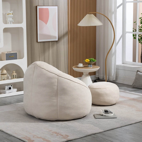 Microfiber Foam Filled Bedding Bean Bag Chair - Calmora - Sleep Galleria