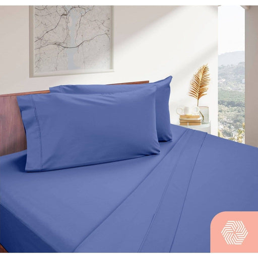 DreamFit Pillow Case Blue / Standard DreamComfort 100% Long Staple Cotton Pillow Case Set