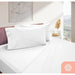 DreamFit Pillow Case White / Standard DreamComfort 100% Long Staple Cotton Pillow Case Set