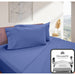 DreamFit Sheet Set Blue / Twin DreamComfort 100% Long Staple Cotton Sheet Set