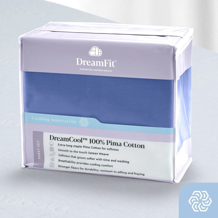 DreamFit Sheet Set DreamCool 100% Pima Cotton Sheet Set