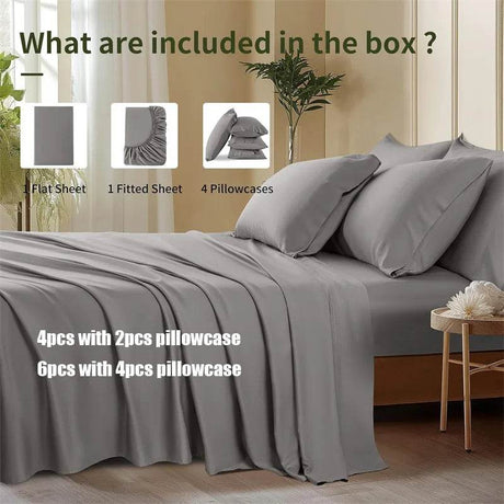 Luxury 100 Percent Bamboo Breathable Bed Sheets Set - Dreamreal - Sleep Galleria