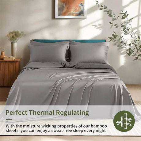 Luxury 100 Percent Bamboo Breathable Bed Sheets Set - Dreamreal - Sleep Galleria