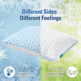 Cooling Gel Memory Foam Pillows Set of 2 - Sleep Galleria