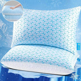 Cooling Gel Memory Foam Pillows Set of 2 - Sleep Galleria
