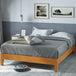 Deluxe Wood Platform Bed Frame with Headboard and Slat Support - Dreams Private Label - Sleep Galleria
