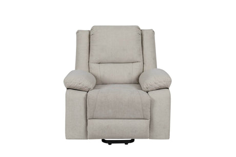 Electric Power Recliner Chair With Massage Beige - Sleep Galleria