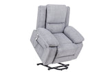 Electric Power Recliner Chair With Massage Light Grey - Sleep Galleria