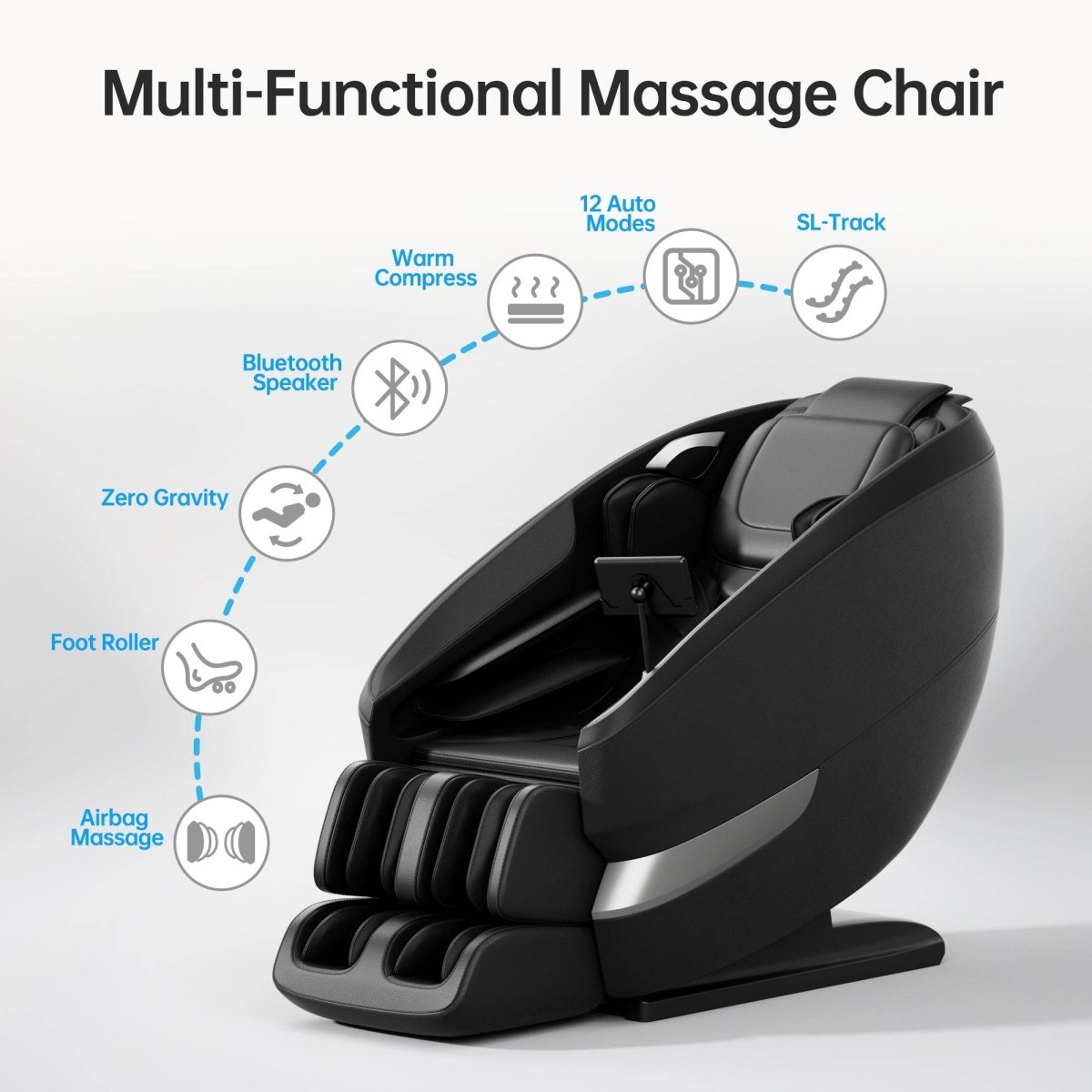 Full Body Shiatsu Massage Chair - Dreams Private Label - Sleep Galleria