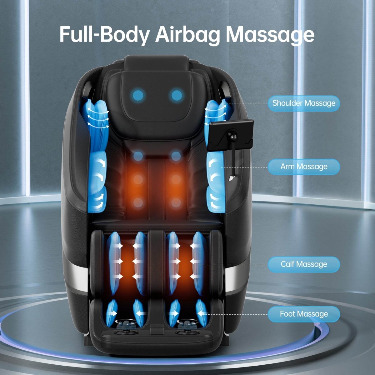 Full Body Shiatsu Massage Chair - Dreams Private Label - Sleep Galleria