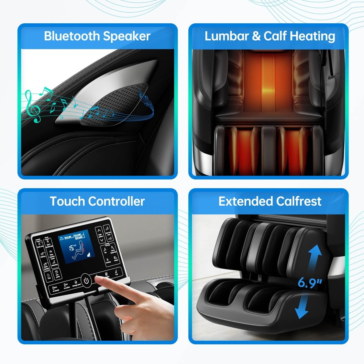 Full Body Shiatsu Massage Chair - Sleep Galleria