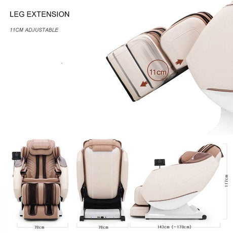 Full Body Zero Gravity Shiatsu Massage Chair - Dreams Private Label - Sleep Galleria