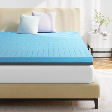 Gel Infused Memory Foam Cooling Mattress Topper - Dreams Private Label - Sleep Galleria