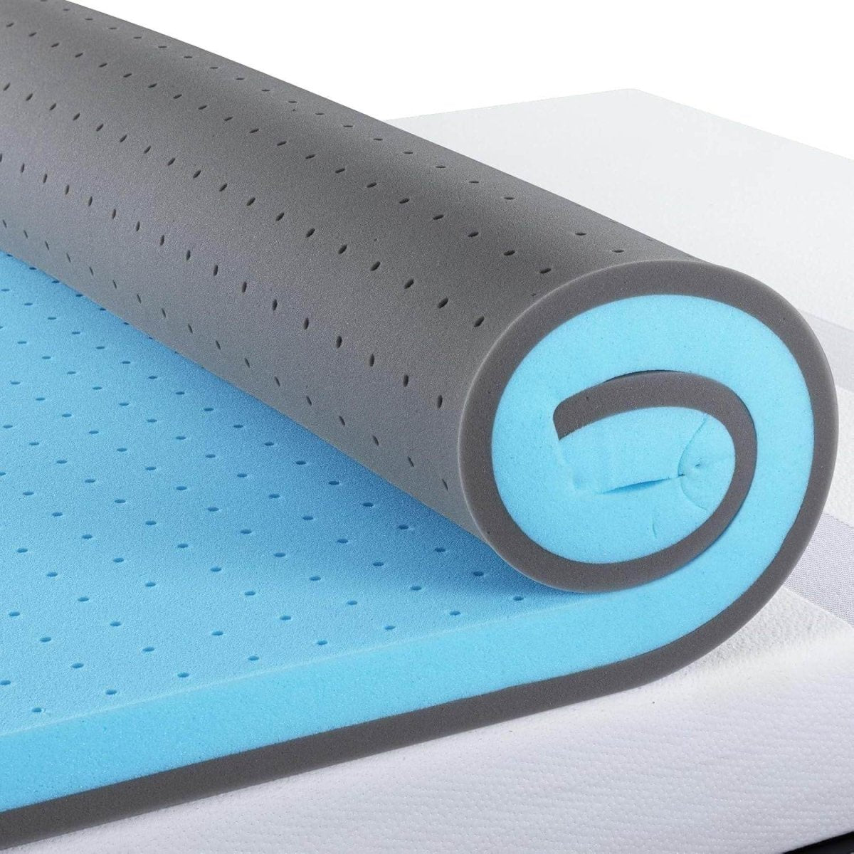 Gel Infused Memory Foam Cooling Mattress Topper - Dreams Private Label - Sleep Galleria