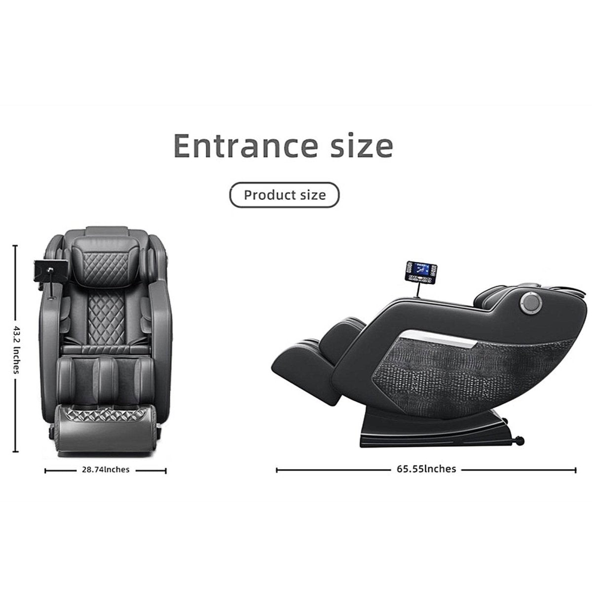 Massage Chair Full Body Zero Gravity Recliner - Dreams Private Label - Sleep Galleria
