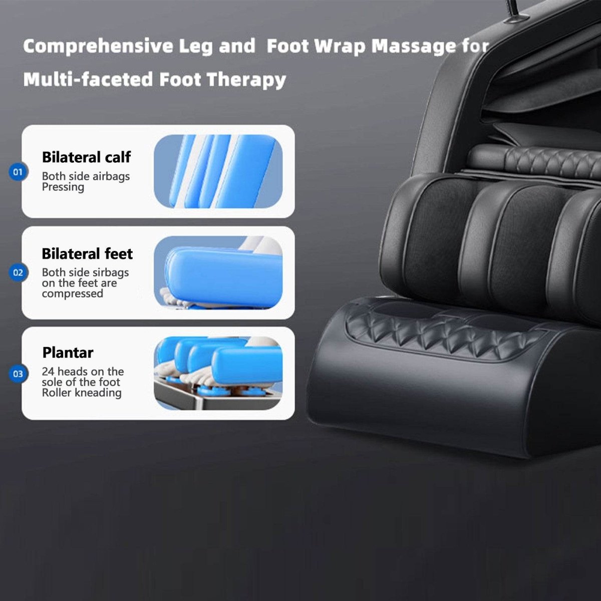 Massage Chair Full Body Zero Gravity Recliner - Dreams Private Label - Sleep Galleria