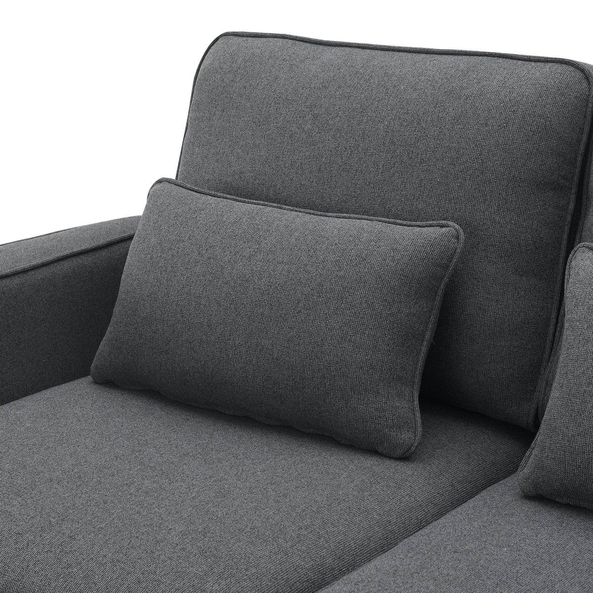Modern Linen Fabric 4-Seater Sofa - Sleep Galleria