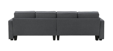 Modern Linen Fabric 4-Seater Sofa - Sleep Galleria