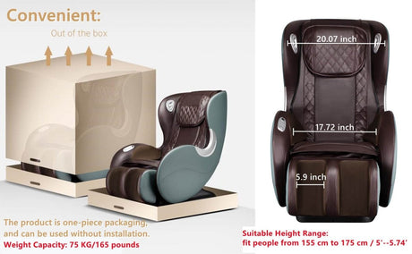 SL Track Full Body and Shiatsu Recliner - Dreams Private Label - Sleep Galleria