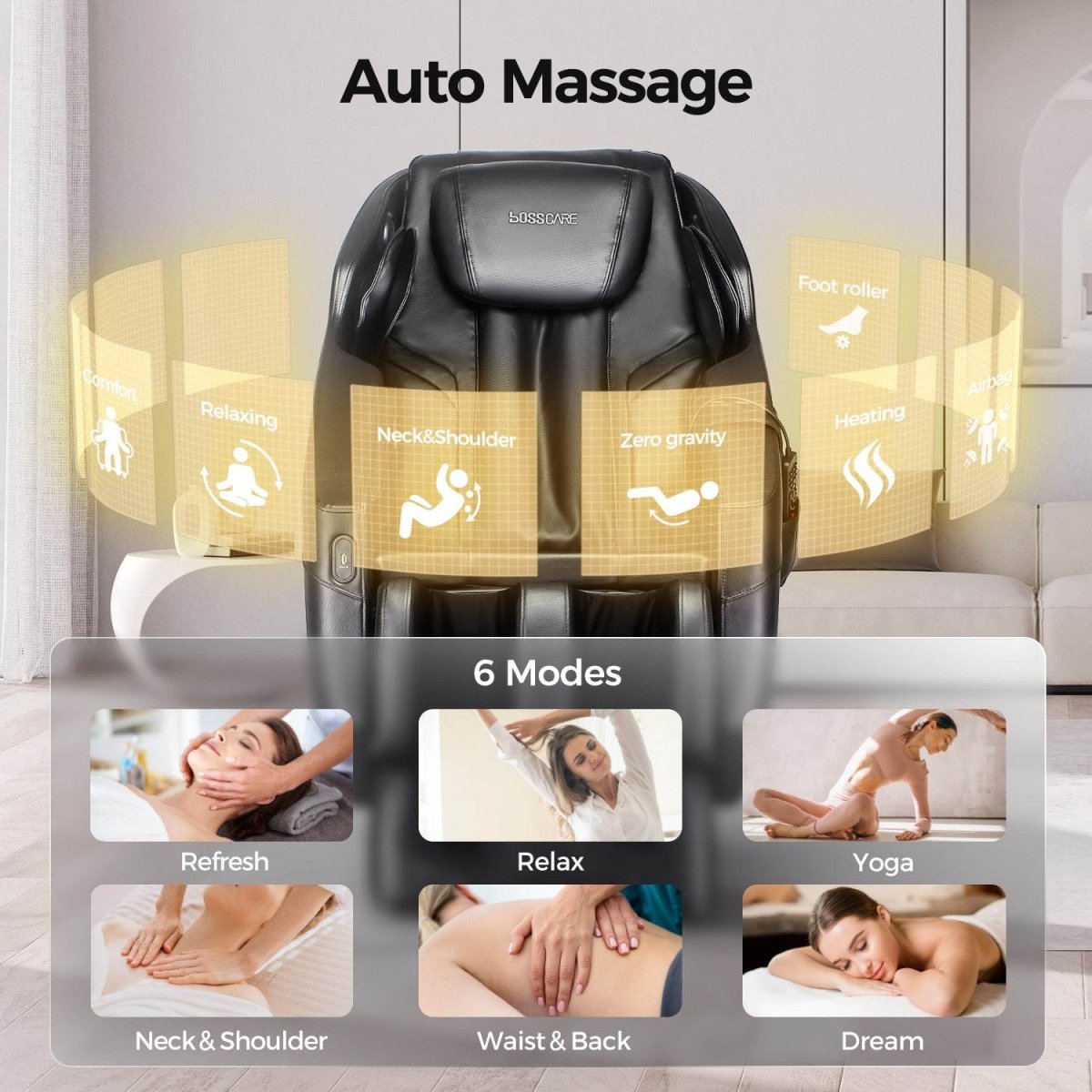 SL Track Full Body Massage Recliner - Dreams Private Label - Sleep Galleria