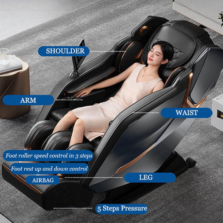 Zero Gravity Shiatsu Massage Chair with SL - Track and Voice Control - Dreams Private Label - Sleep Galleria